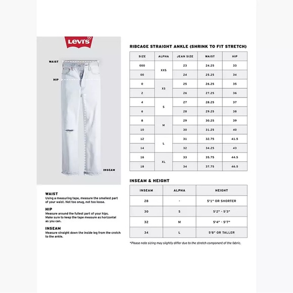 Levis Ribcage Ankle Straight Jeans - Picture 5 of 11